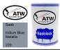 Preview: Saab, Iridium Blue Metallic, 220: 500ml Lackdose, von ATW Autoteile West.